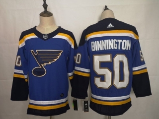 St Louis Blues 50# Binnington NHL Jerseys 115117