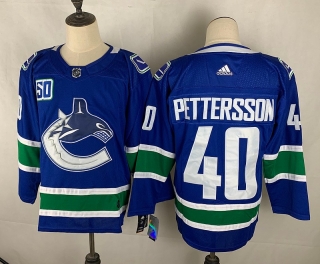 Vancouver Canucks 40# Pettersson NHL Jerseys 115169