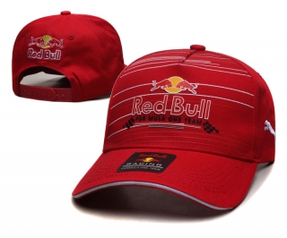 Red Bull Curved Snapback Hats 115292