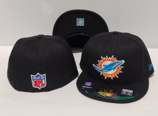 New Era Miami Dolphins NFL Official On Field 59FIFTY Caps 00157