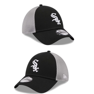 Chicago White Sox MLB 39THIRTY Curved Mesh Snapback Hats 115476