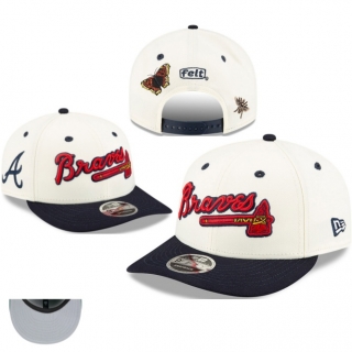 Atlanta Braves MLB 9FIFTY Curved Snapback Hats 115509