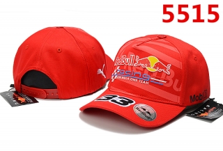 Red Bull Puma Pure Cotton High Quality Curved Snapback Hats 115651