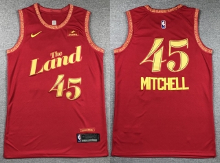 Cleveland Cavaliers 45# Donovan Mitchell NBA Jerseys 116085