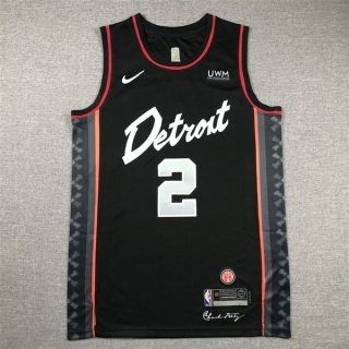 Detroit Pistons 2# Cade Cunningham NBA Jerseys 116088