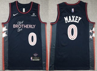 Philadelphia 76ers 0# Tyrese Maxey NBA Jerseys 116095