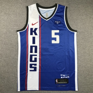 Sacramento Kings 5# DeAaron Fox NBA Jerseys 116100