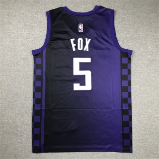 Sacramento Kings 5# Fox NBA Jerseys 116101