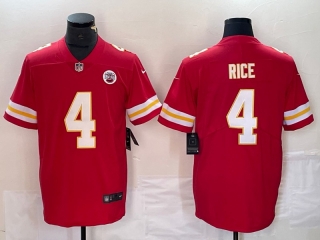 Kansas City Chiefs 4# Rice NFL Mens Jerseys 116120