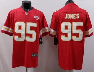 Kansas City Chiefs 95# Jones NFL Mens Jerseys 116133