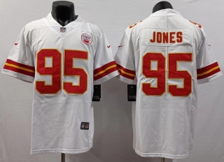 Kansas City Chiefs 95# Jones NFL Mens Jerseys 116134