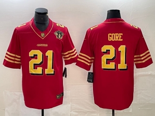 San Francisco 49ers 21# Gore NFL Mens Jerseys 116147