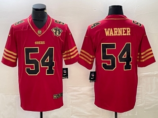 San Francisco 49ers 54# Warner NFL Mens Jerseys 116159