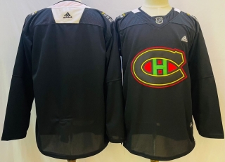 Black Montreal Canadiens NHL Jerseys 116189