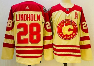 Calgary Flames 28# Lindholm NHL Jerseys 116215