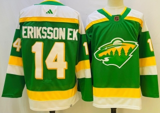 Minnesota Wild 14# Eriksson Ek NHL Jerseys 116264