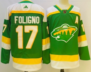 Minnesota Wild 17# Foligno NHL Jerseys 116265