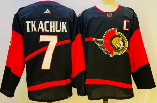 Ottawa Senators 7# Tkachuk NHL Jerseys 116308