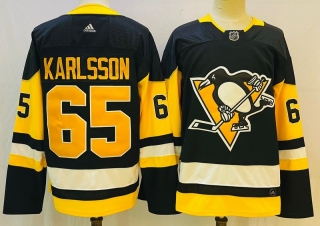 Pittsburgh Penguins 65# Karlsson NHL Jerseys 116316