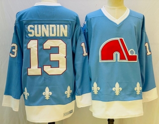 Quebec Nordiques 13# Sundin NHL Jerseys 116324