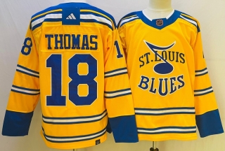 Saint Louis Blues 18# Thomas NHL Jerseys 116325