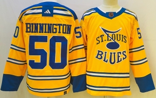 Saint Louis Blues 50# Binnington NHL Jerseys 116327