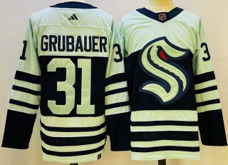 Seattle Kraken 31# Grubauer NHL Jerseys 116337