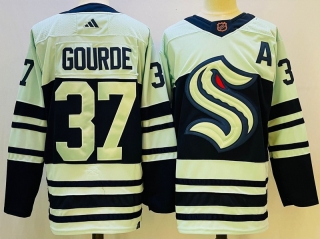 Seattle Kraken 37# Gourde NHL Jerseys 116340