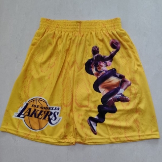 Los Angeles Lakers NBA Basketball Pocket Shorts 116405