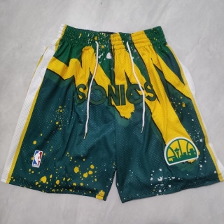 Seattle Supersonics NBA Basketball Pocket Shorts 116431