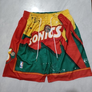 Seattle Supersonics NBA Basketball Pocket Shorts 116432