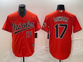 Baltimore Orioles 17# Cowser MLB Mens Jerseys 116496