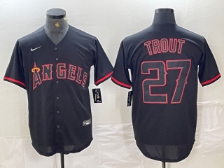 Los Angeles Angels 27# Trout MLB Mens Jerseys 116503