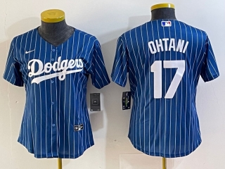 Los Angeles Dodgers 17# Ohtani MLB Girls Jerseys 116504