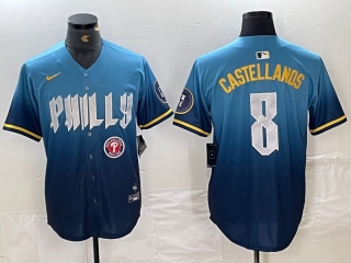 Philadelphia Phillies 8# Castellanos MLB Mens Jerseys 116522