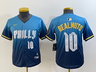 Philadelphia Phillies 10# Realmuto MLB Kids Jerseys 116527