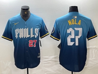 Philadelphia Phillies 27# Nola MLB Mens Jerseys 116549