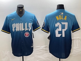 Philadelphia Phillies 27# Nola MLB Mens Jerseys 116551