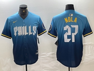 Philadelphia Phillies 27# Nola MLB Mens Jerseys 116552