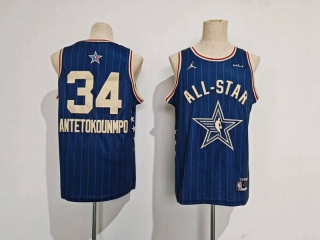 Milwaukee Bucks 34# Antetokounmpo NBA All-Star Mens Jerseys 116621