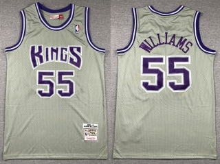 Sacramento Kings 55# Williams NBA Mens Mitchell & Ness Trowback Jerseys 116631