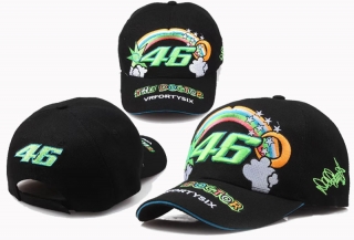 F1 MOTO GP Rossi VR 46 Motorcycle Curved Snapback Hats 116834