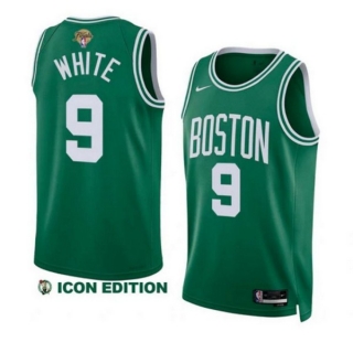 Boston Celtics 9# White 2023-24 NBA Finals Jerseys 117021