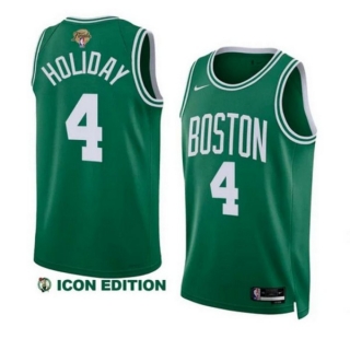 Boston Celtics 4# Holiday 2023-24 NBA Finals Jerseys 117022