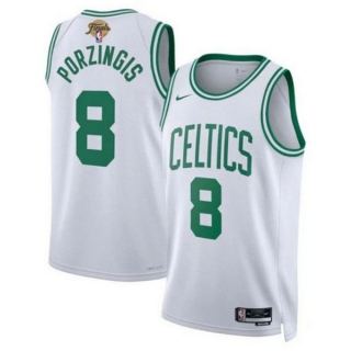 Boston Celtics 8# Porzingis 2023-24 NBA Finals Jerseys 117029