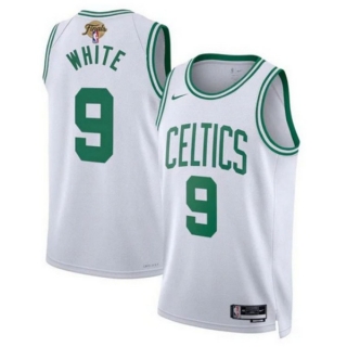 Boston Celtics 9# White 2023-24 NBA Finals Jerseys 117031