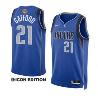 Dallas Mavericks 21# Gafford 2023-24 NBA Finals Jerseys 117050