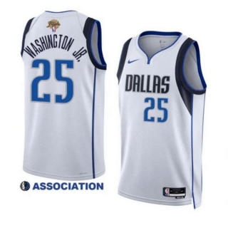 Dallas Mavericks 25# Washington JR. 2023-24 NBA Finals Jerseys 117051