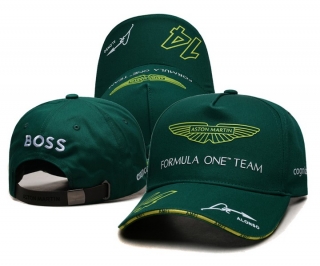 Aston Martin Formula One Team 14# Alonso Curved Snapback Hats 116762