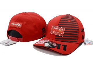 Red Bull Puma Pure Cotton High Quality Curved Snapback Hats 117341